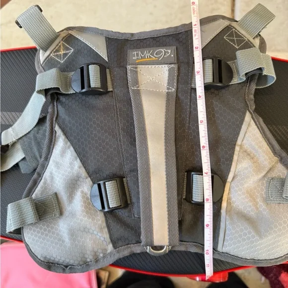 Gray and Black Tactical Dog Harness - Picture 3 of 5